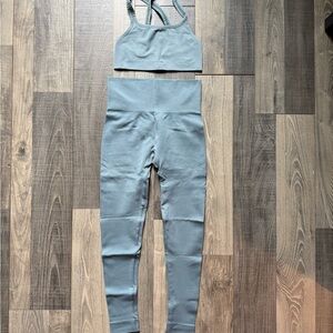 SET Active Blue Leggings High-Waisted Seamless